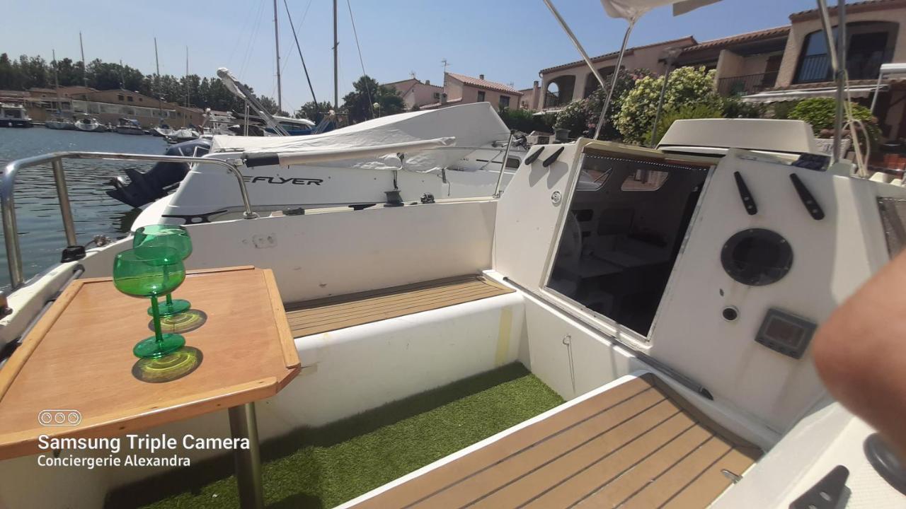 Nuit Insolite A Bord De L'Enata Un Voilier A Quai Sur La Marina De St Cyprien 생시프리앙 외부 사진