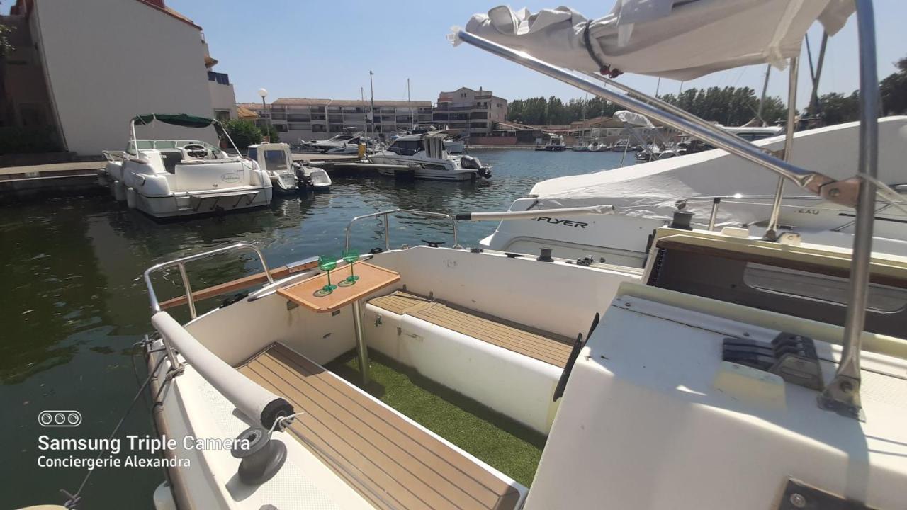 Nuit Insolite A Bord De L'Enata Un Voilier A Quai Sur La Marina De St Cyprien 생시프리앙 외부 사진