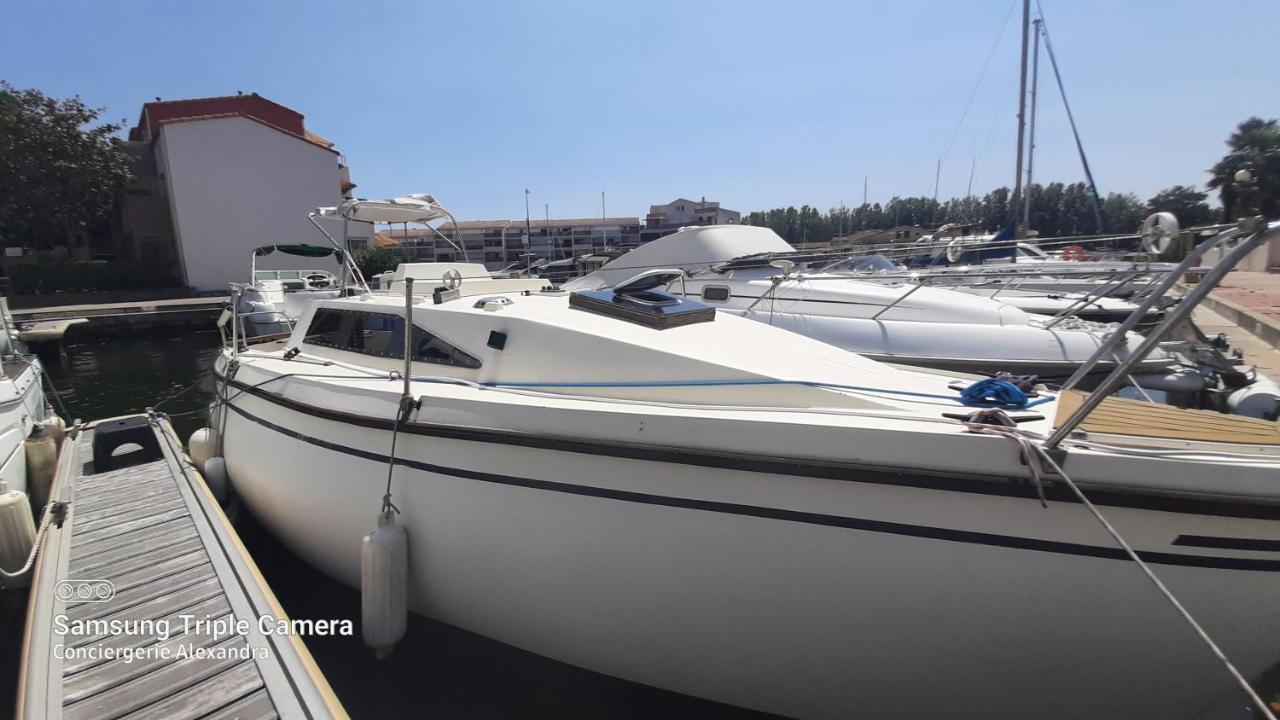 Nuit Insolite A Bord De L'Enata Un Voilier A Quai Sur La Marina De St Cyprien 생시프리앙 외부 사진